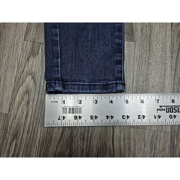 (3/$35) Universal Thread Jeans Womens 8 Blue High Rise Skinny Stretch Denim - Picture 11 of 11